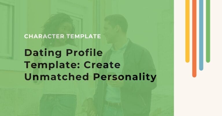 Dating profile character template header