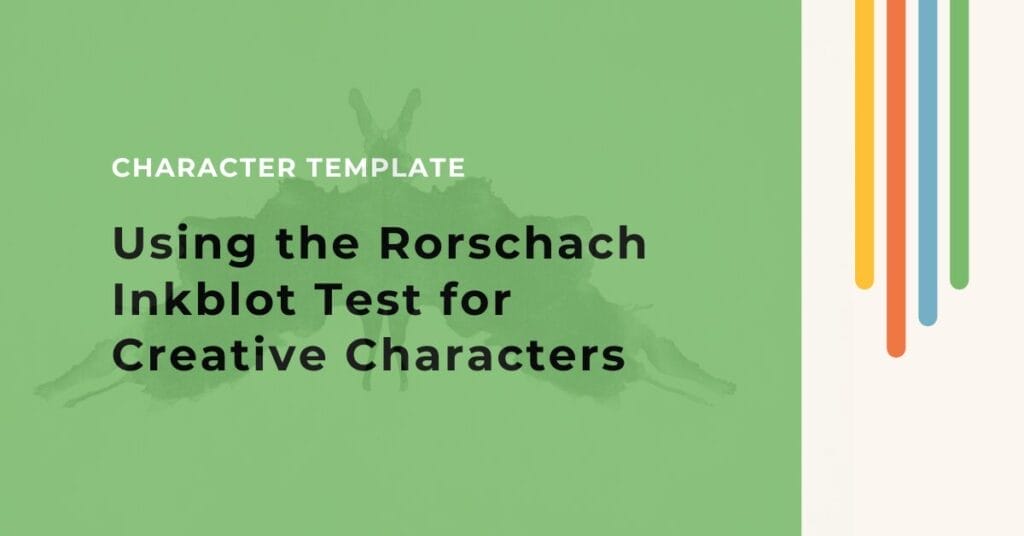 Rorschach ink blot test character template header