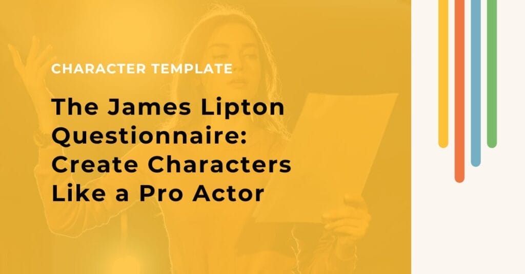 James Lipton questionnaire template header