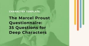 Marcel Proust Questionnaire character template header